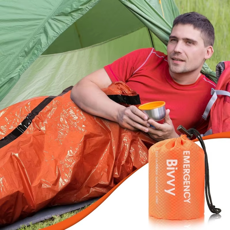 Аварийный спальный мешок, терм – обзор и цена Emergency Mylar Tent