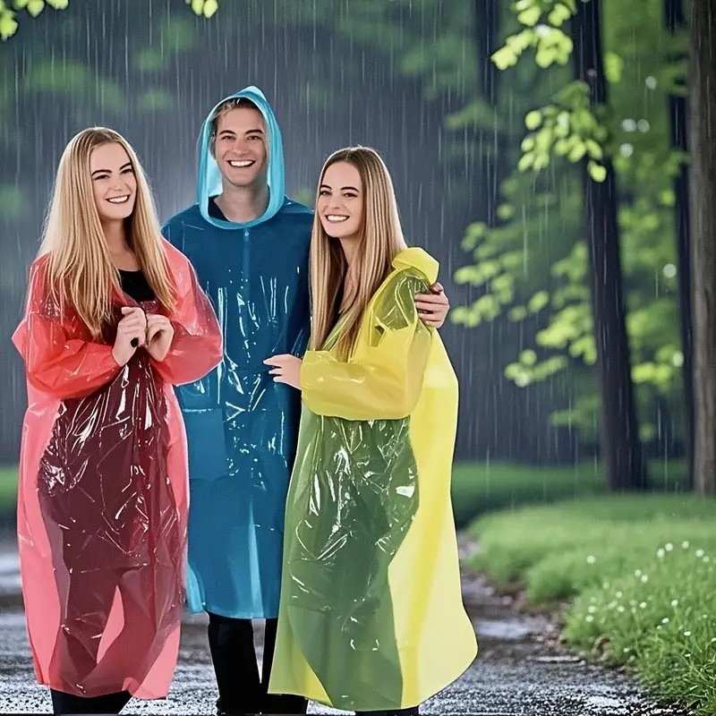 15/30 шт. одноразовых прозрачн – обзор и цена Emergency Poncho Rain