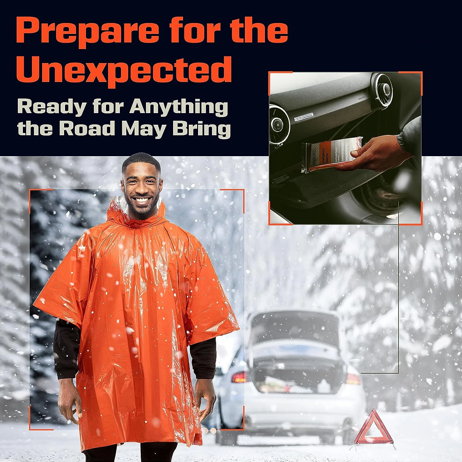 Аварийное дождевое пончо, терм – обзор и цена Emergency Poncho Rain