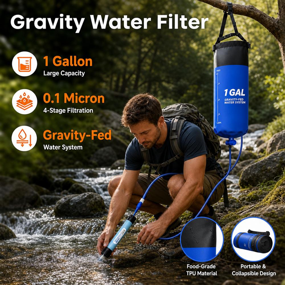 1 комплект фильтрующих пакетов – обзор и цена Water Purification Straw