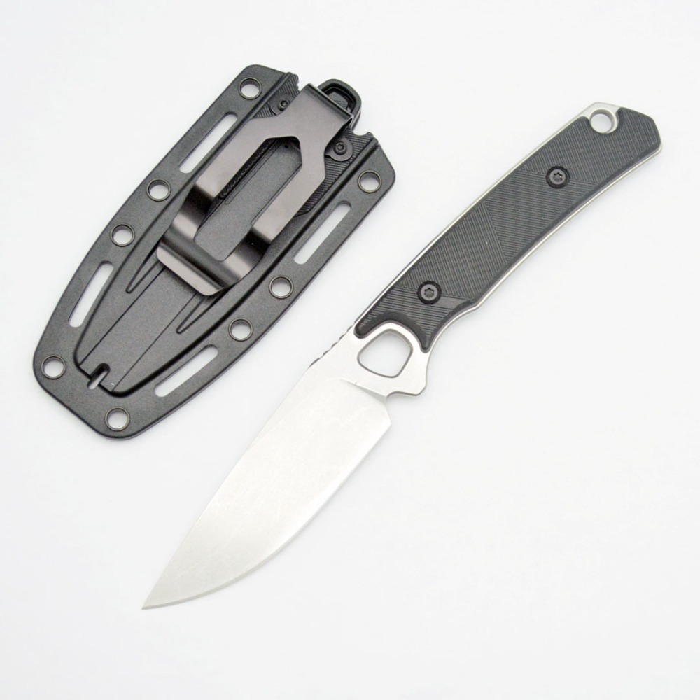 2048 EDC Прямой нож с черной р – обзор и цена Bushcraft Knife Fixed