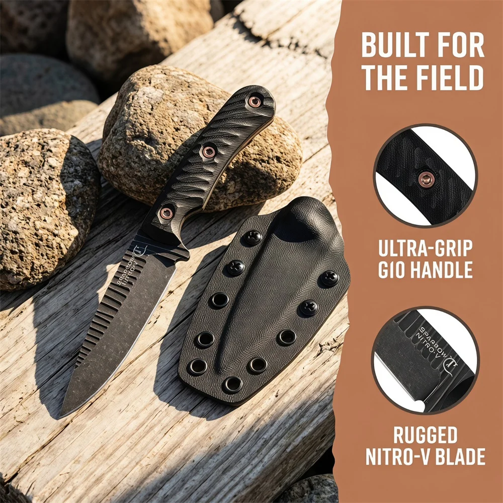Нож с цельной конструкцией лез – обзор и цена Bushcraft Knife Fixed